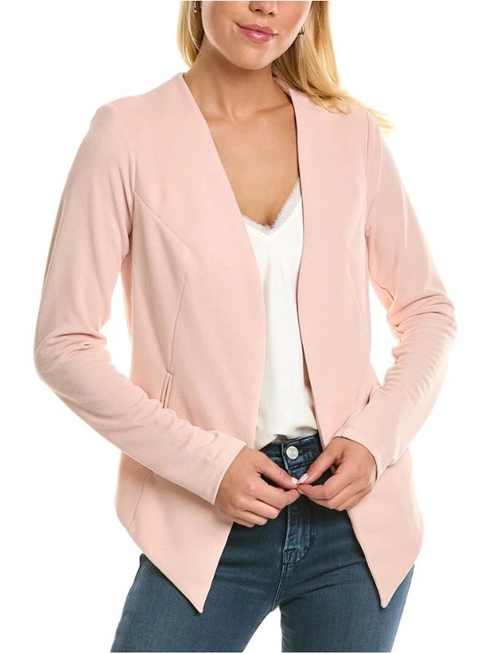 BCBGeneration Sweaters - BCBG Light Pink Open Front Women's Blazer Sweater